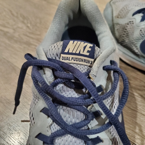 Nike Dual Fusion Run 3 - Gray & Navy - Picture 7 of 10